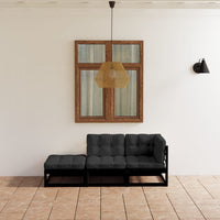 Thumbnail for 3-tlg. Garten-Lounge-Set mit Kissen Kiefer Massivholz