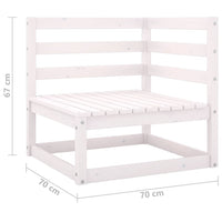 Thumbnail for 6-tlg. Garten-Lounge-Set mit Kissen Kiefer Massivholz