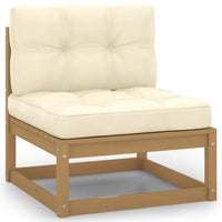 Thumbnail for 6-tlg. Garten-Lounge-Set mit Kissen Kiefer Massivholz
