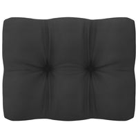 Thumbnail for 12-tlg. Garten-Lounge-Set mit Kissen Schwarz Kiefer Massivholz