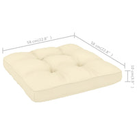 Thumbnail for 6-tlg. Garten-Lounge-Set Kissen Honigbraun Kiefer Massivholz