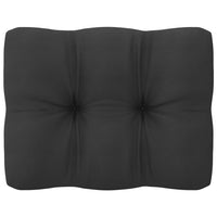 Thumbnail for 12-tlg. Garten-Lounge-Set mit Kissen Schwarz Kiefer Massivholz