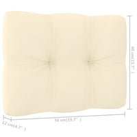 Thumbnail for 10-tlg. Garten-Lounge-Set Kissen Honigbraun Kiefer Massivholz