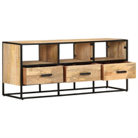 Thumbnail for TV-Schrank 110x30x45 cm Raues Mangoholz