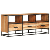 Thumbnail for TV-Schrank 110x30x45 cm Massivholz Akazie