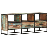 Thumbnail for TV-Schrank 110x30x45 cm Altholz Massiv