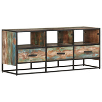Thumbnail for TV-Schrank 110x30x45 cm Altholz Massiv