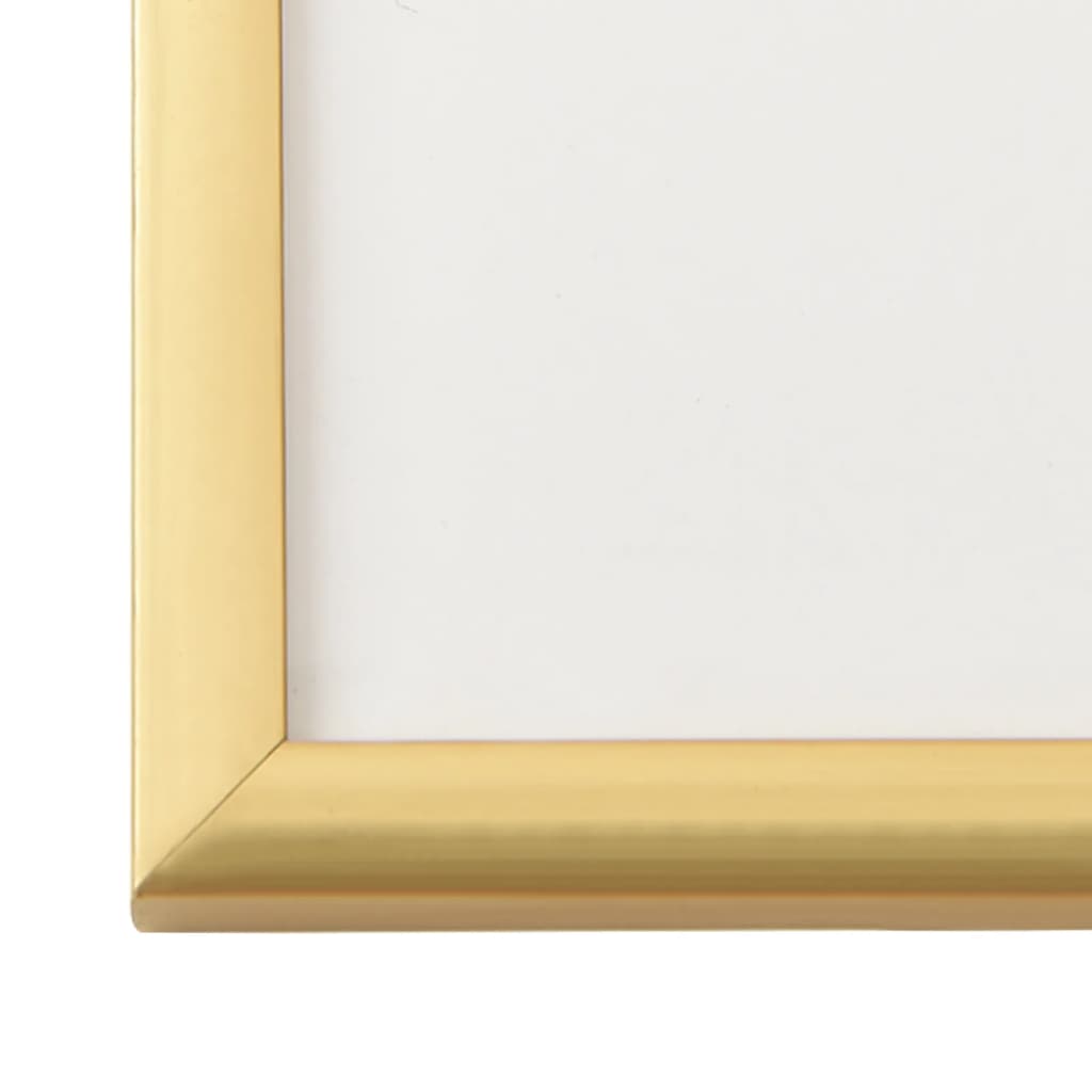 Bilderrahmen Collage 3 Stk. für Wand Tisch Golden 13x18 cm MDF