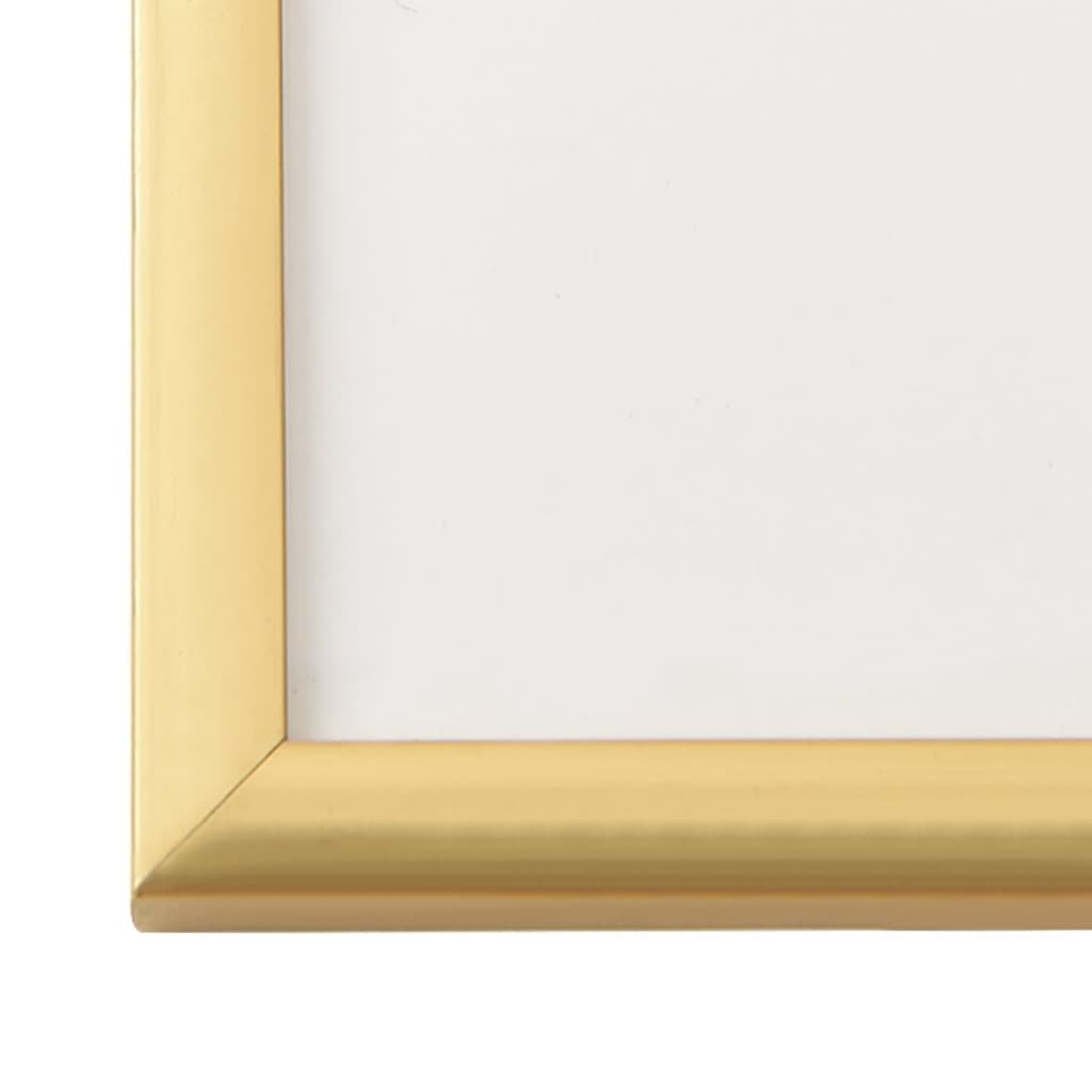 Bilderrahmen Collage 3 Stk. für Wand Tisch Golden 70x90 cm MDF