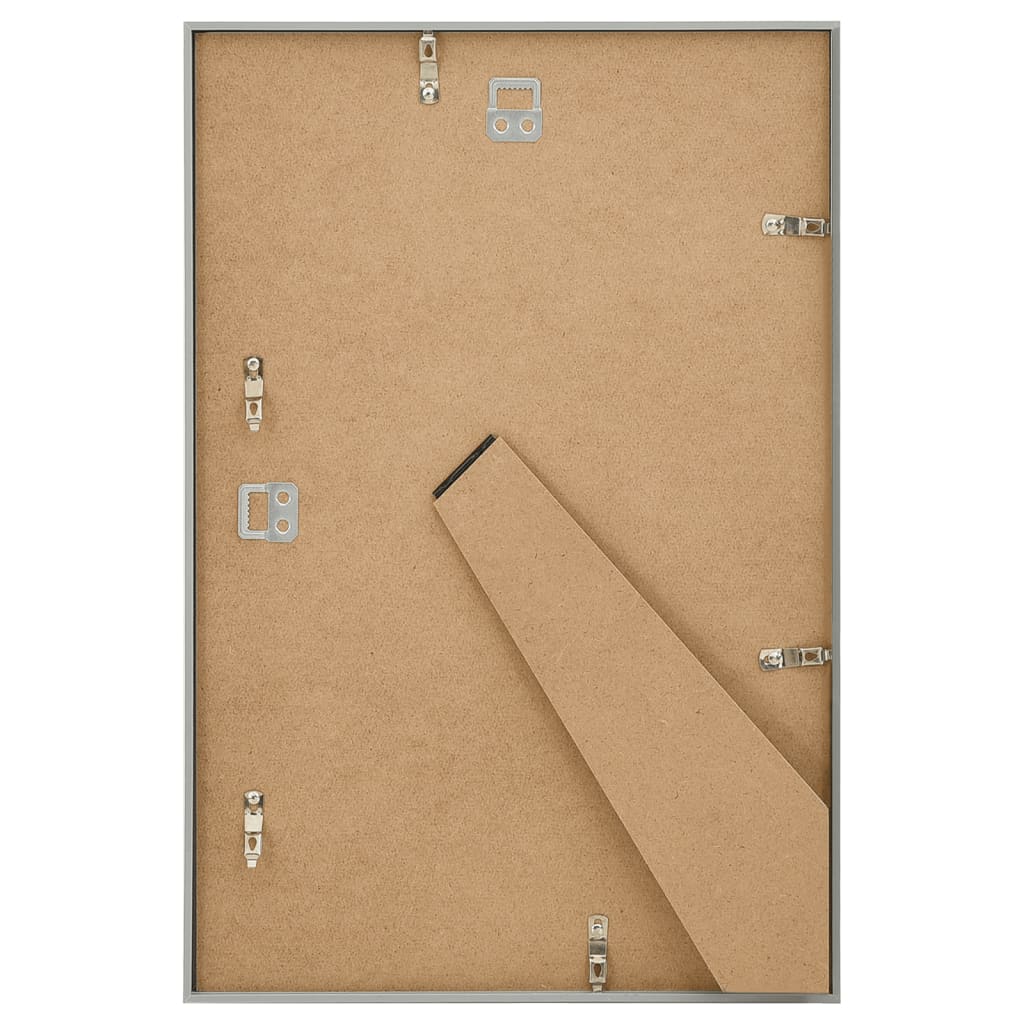Bilderrahmen Collage 5 Stk. für Wand Tisch Silbern 42x59,4 cm MDF