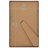 Thumbnail for Bilderrahmen Collage 3 Stk. für Wand Tisch Bronze 10x15 cm MDF