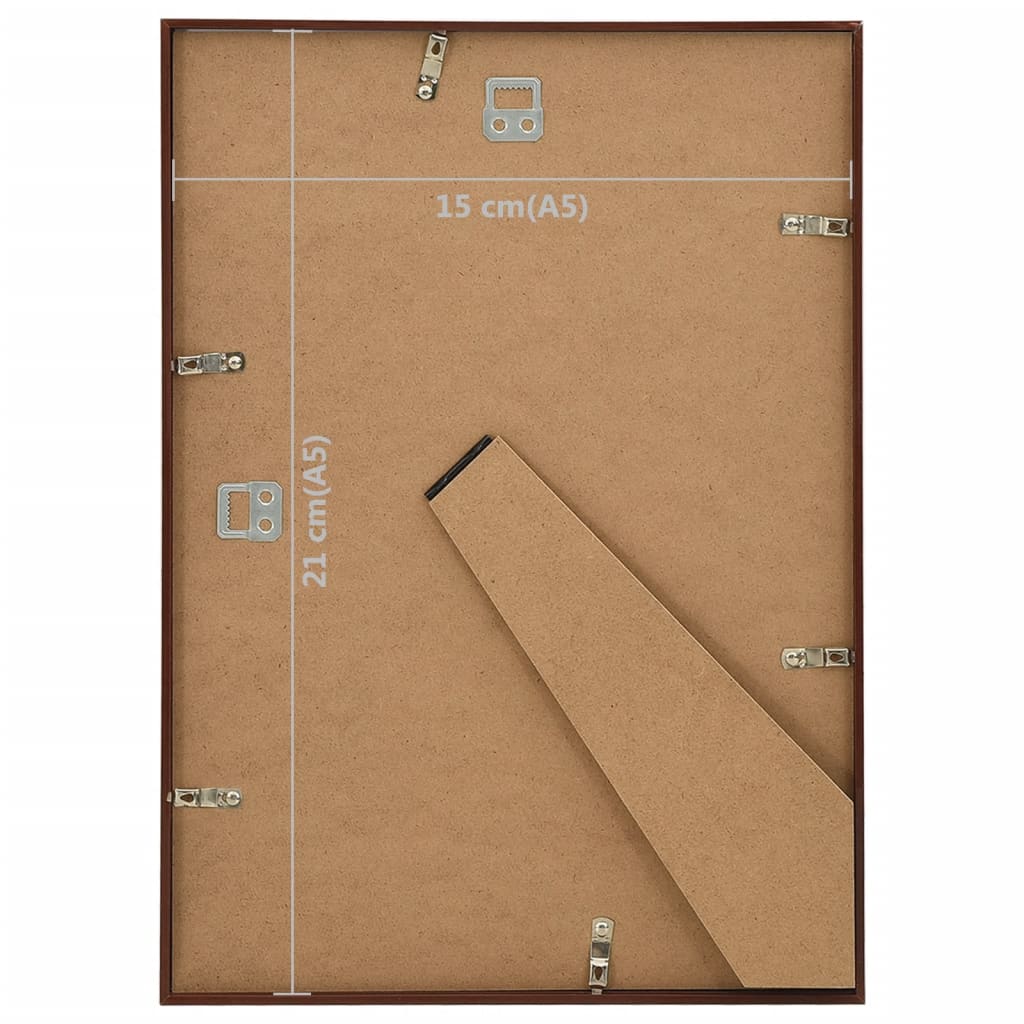 Bilderrahmen Collage 3 Stk. für Wand Tisch Bronze 15x21 cm MDF