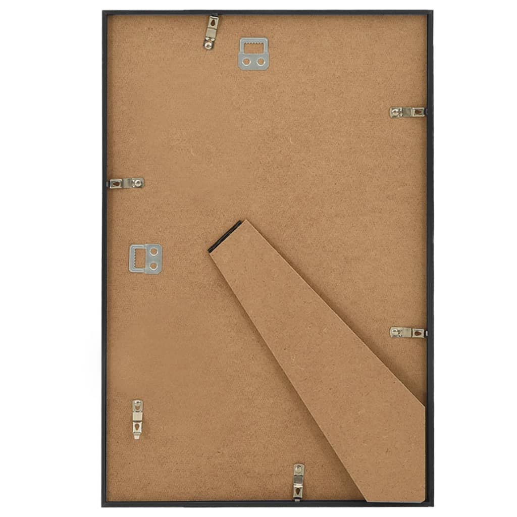 Bilderrahmen Collage 3 Stk. für Wand Tisch Schwarz 50x70 cm MDF