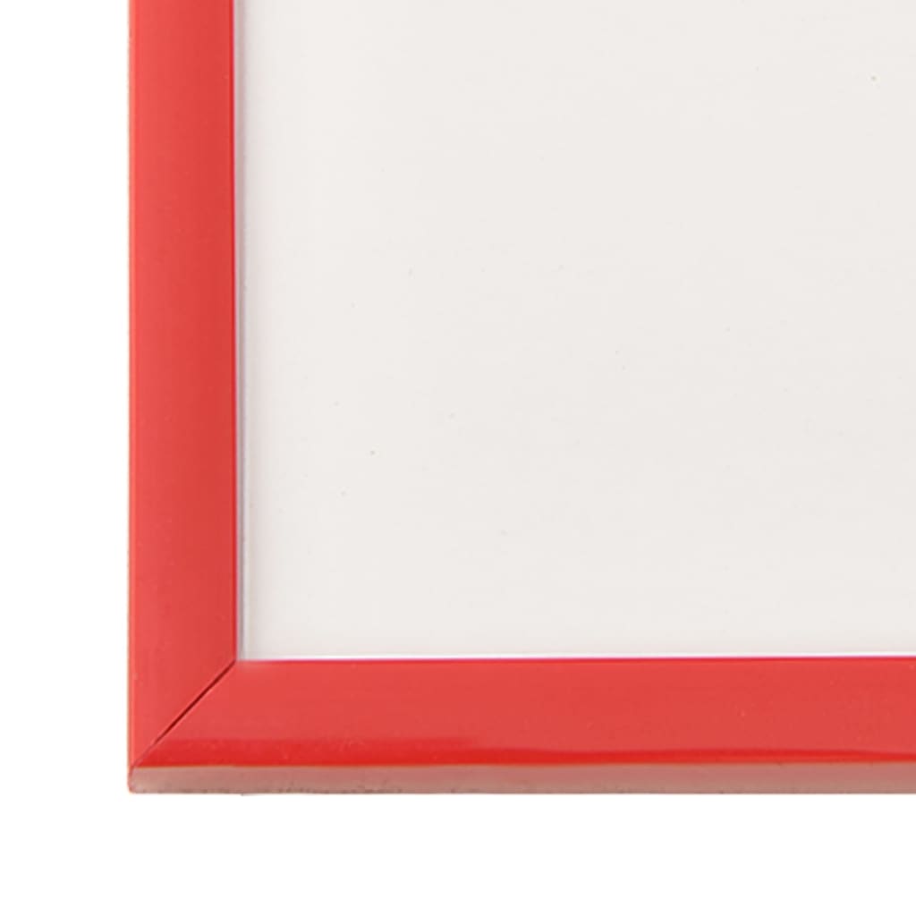 Bilderrahmen Collage 10 Stk. für Wand Tisch Rot 20x20 cm MDF