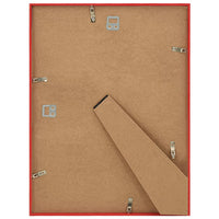 Thumbnail for Bilderrahmen Collage 3 Stk. für Wand Tisch Rot 50x60 cm MDF