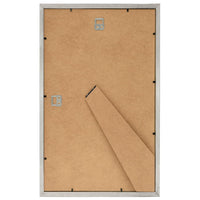 Thumbnail for Bilderrahmen Collage 3 Stk. für Wand Tisch Silbern 10x15 cm MDF