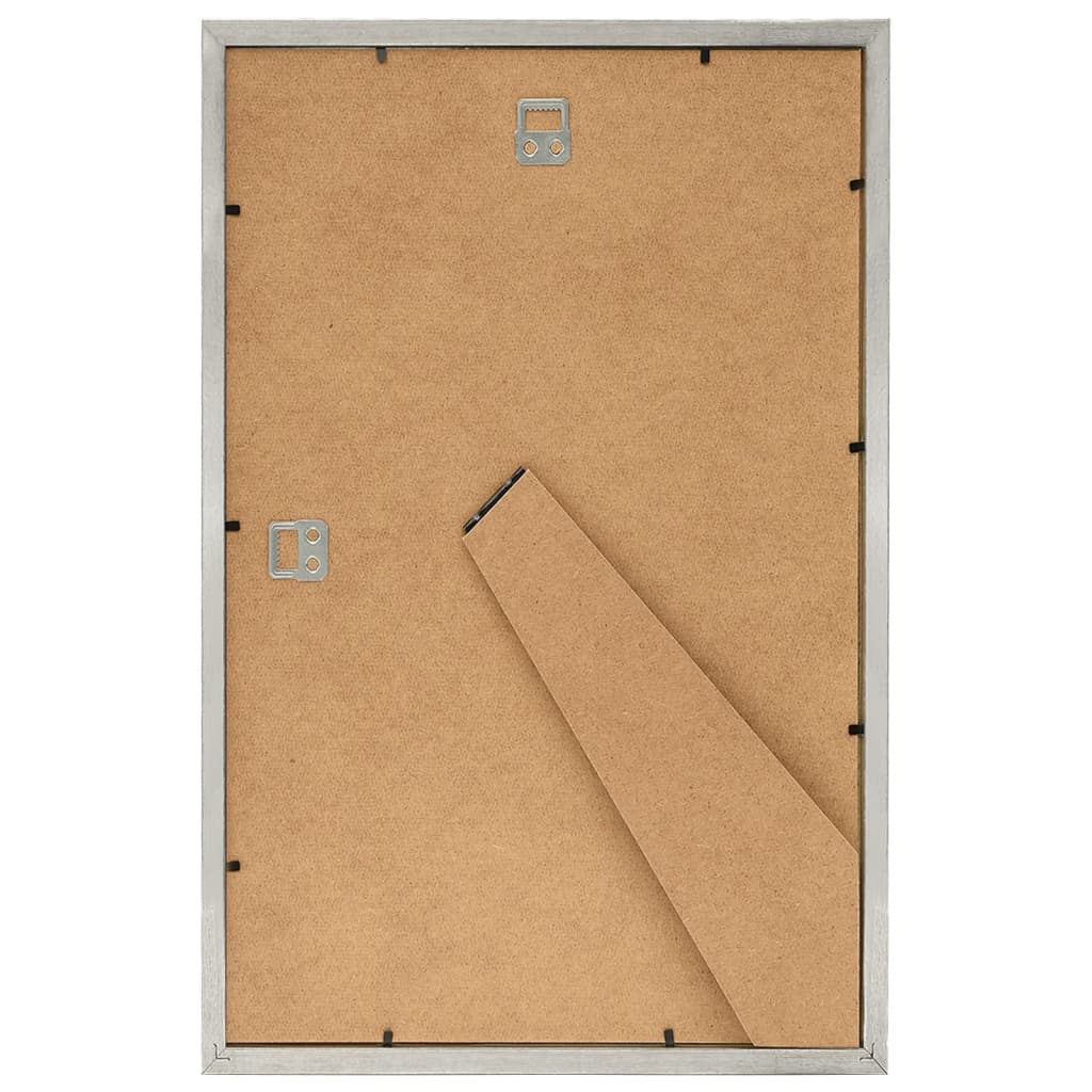Bilderrahmen Collage 3 Stk. für Wand Tisch Silbern 21x29,7 cm