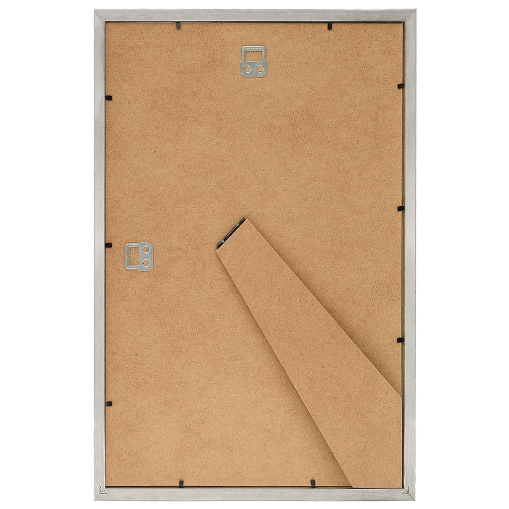 Bilderrahmen Collage 3 Stk. für Wand Tisch Silbern 59,4x84 cm