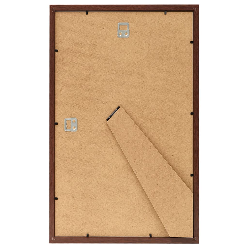 Bilderrahmen Collage 3 Stk. für Wand Tisch Braun 13x18 cm MDF