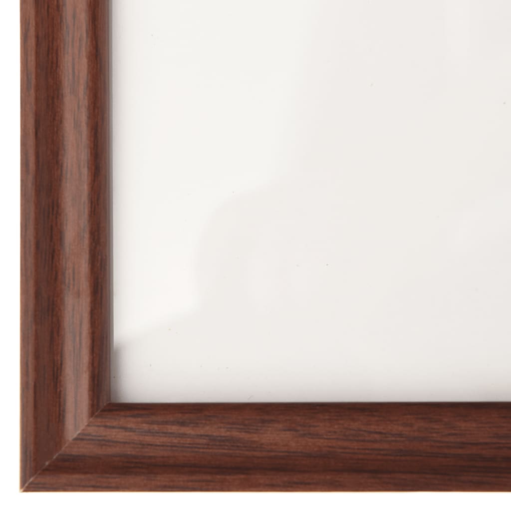 Bilderrahmen Collage 3 Stk. für Wand Tisch Braun 21x29,7 cm MDF