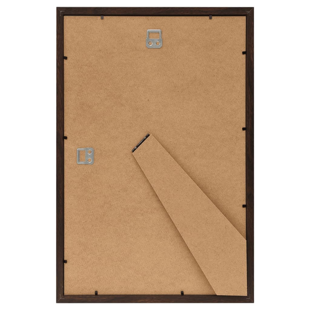 Bilderrahmen Collage 3Stk. für Wand Tisch Schwarz 21x29,7cm MDF