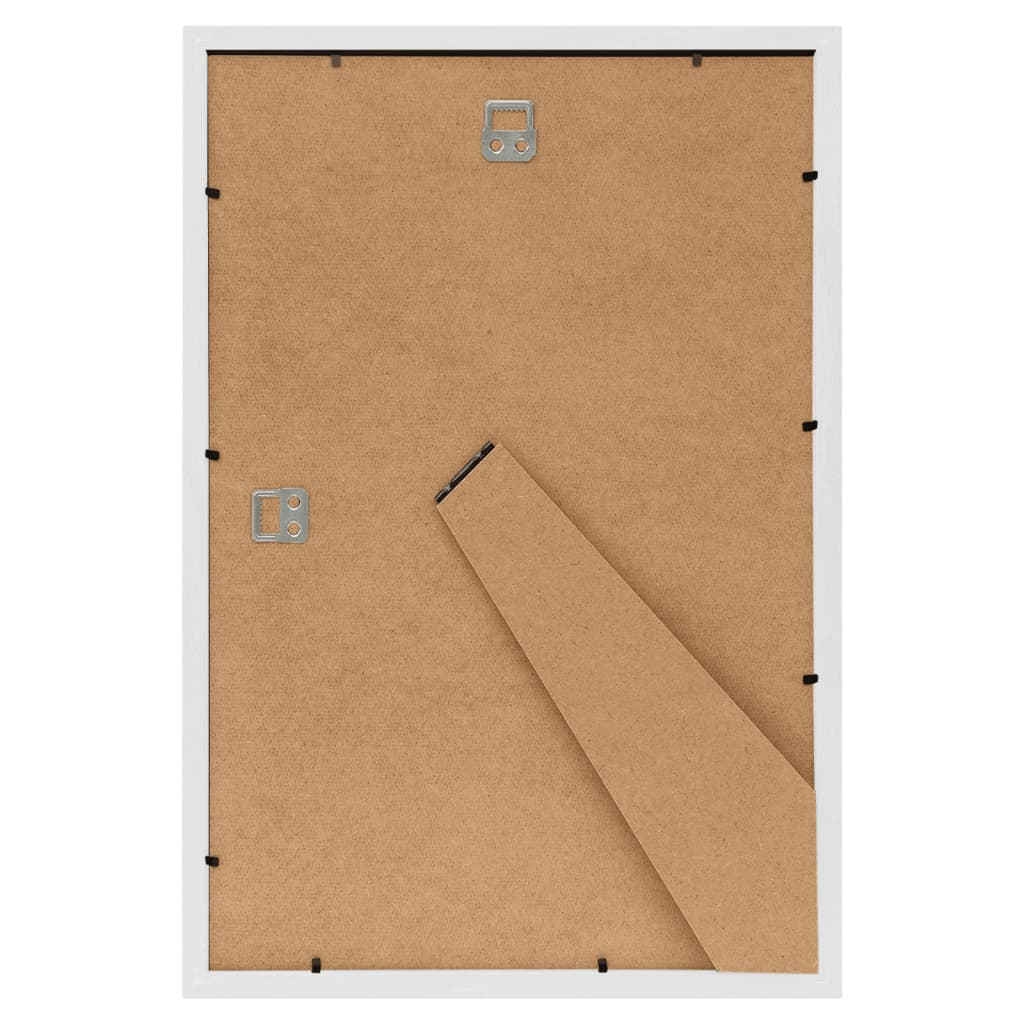 Bilderrahmen Collage 5 Stk. für Wand Tisch Weiß 10x15 cm MDF