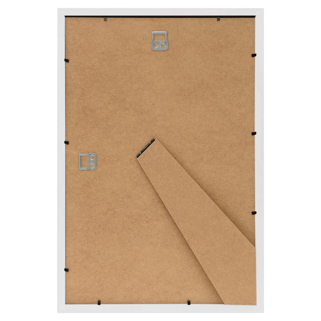 Bilderrahmen Collage 3 Stk. für Wand Tisch Weiß 13x18 cm MDF
