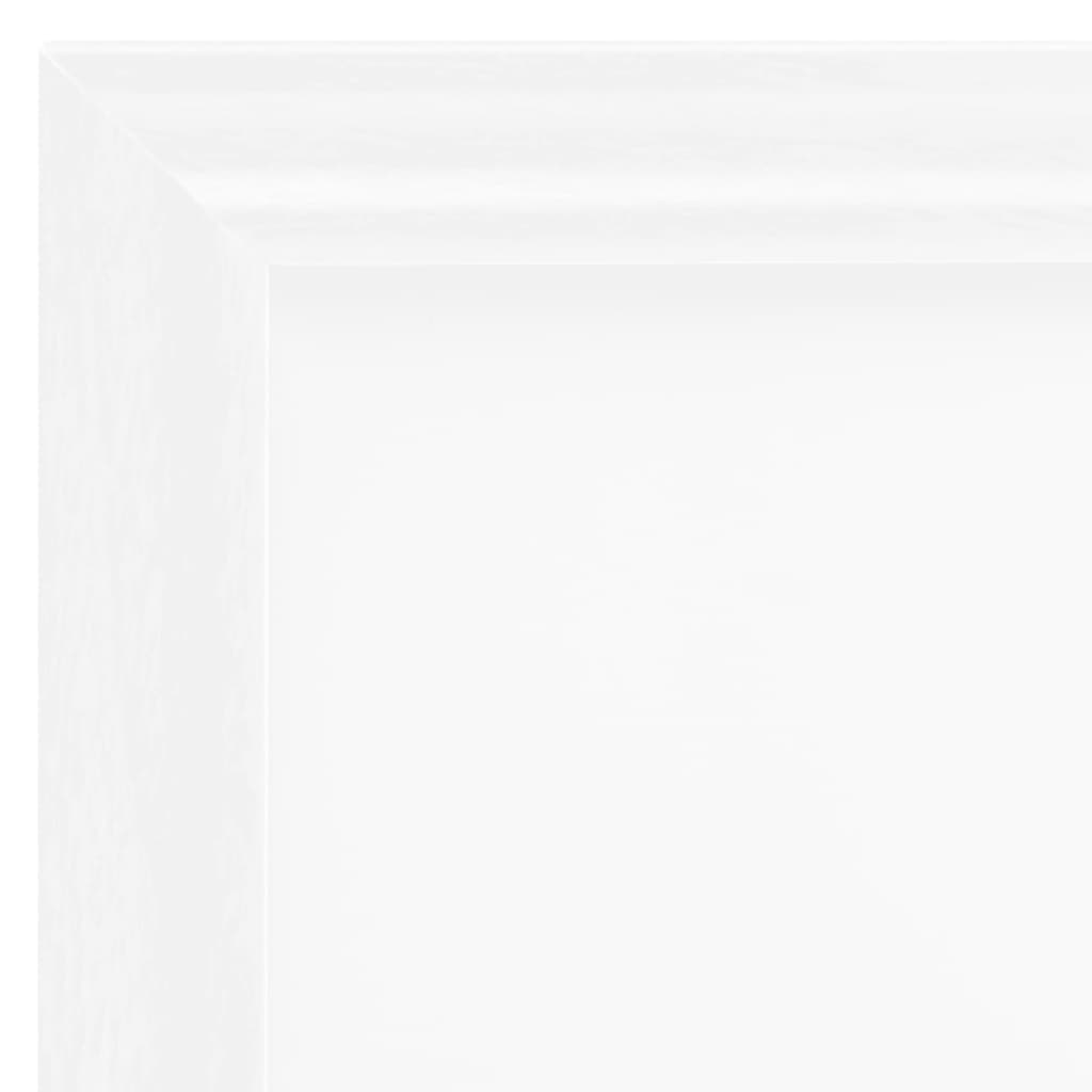 Bilderrahmen Collage 3 Stk. für Wand Tisch Weiß 21x29,7 cm MDF