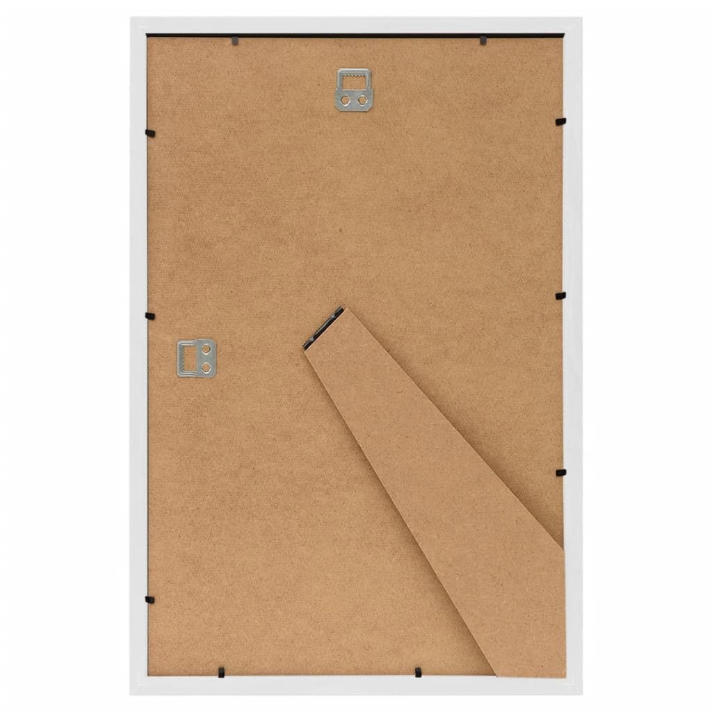 Bilderrahmen Collage 5 Stk. für Wand Tisch Weiß 21x29,7 cm MDF