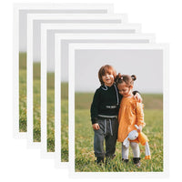 Thumbnail for Bilderrahmen Collage 5 Stk. für Wand Tisch Weiß 50x70 cm MDF