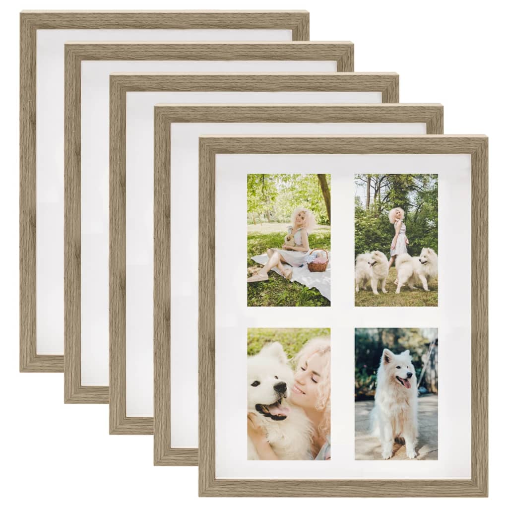 3D-Box-Bilderrahmen 5 Stk. 28x35cm für 4x(10x15cm) Bild