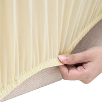 Thumbnail for Stretch-Sofahusse Creme Polyester-Jersey