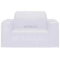 Thumbnail for Stretch-Sofahusse Weiß Polyester-Jersey