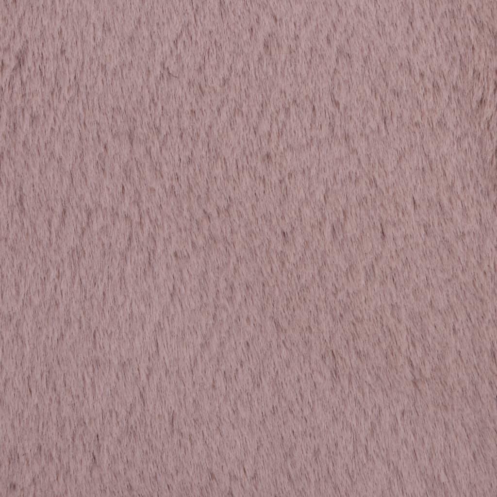 Teppich Kunstkaninchenfell 180x270 cm Altrosa