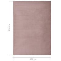Thumbnail for Teppich Kunstkaninchenfell 180x270 cm Altrosa