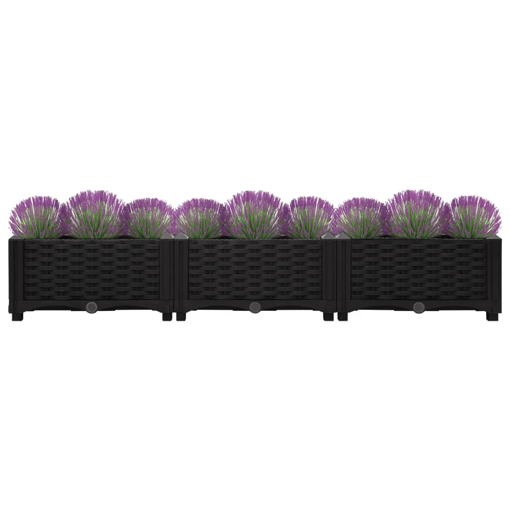 Hochbeet 120x40x23 cm Polypropylen