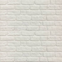 Thumbnail for 3D-Wandpaneele 10 Stk. Weiß Backstein-Optik EPS