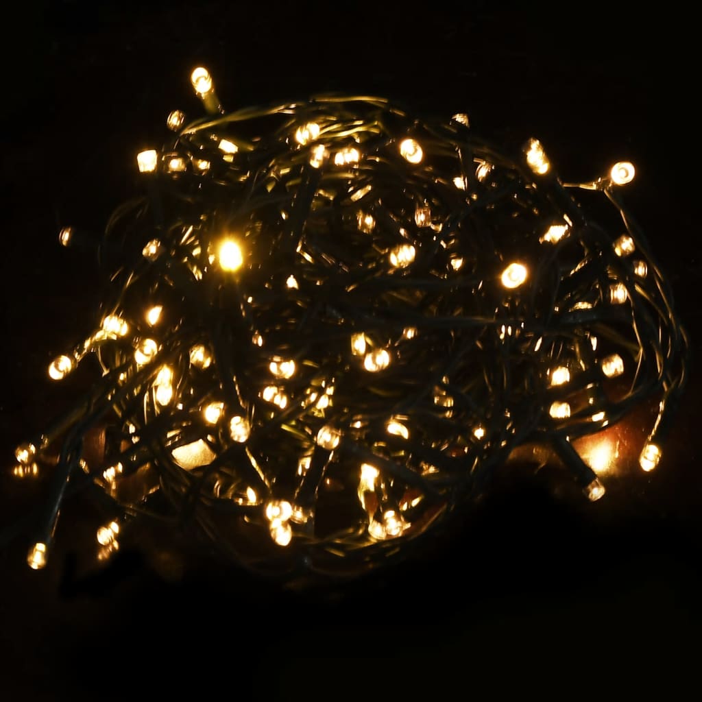 Künstlicher Weihnachtsbaum mit LEDs Weiß 210 cm