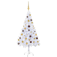 Thumbnail for Künstlicher Weihnachtsbaum mit LEDs & Schmuck 120 cm 230 Zweige