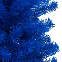 Thumbnail for Künstlicher Weihnachtsbaum mit LEDs & Kugeln Blau 120 cm PVC