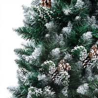 Thumbnail for Künstlicher Weihnachtsbaum mit LEDs Kugeln & Zapfen 240 cm