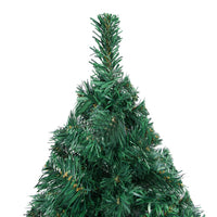 Thumbnail for Künstlicher Weihnachtsbaum mit LEDs & Kugeln Grün 120 cm PVC