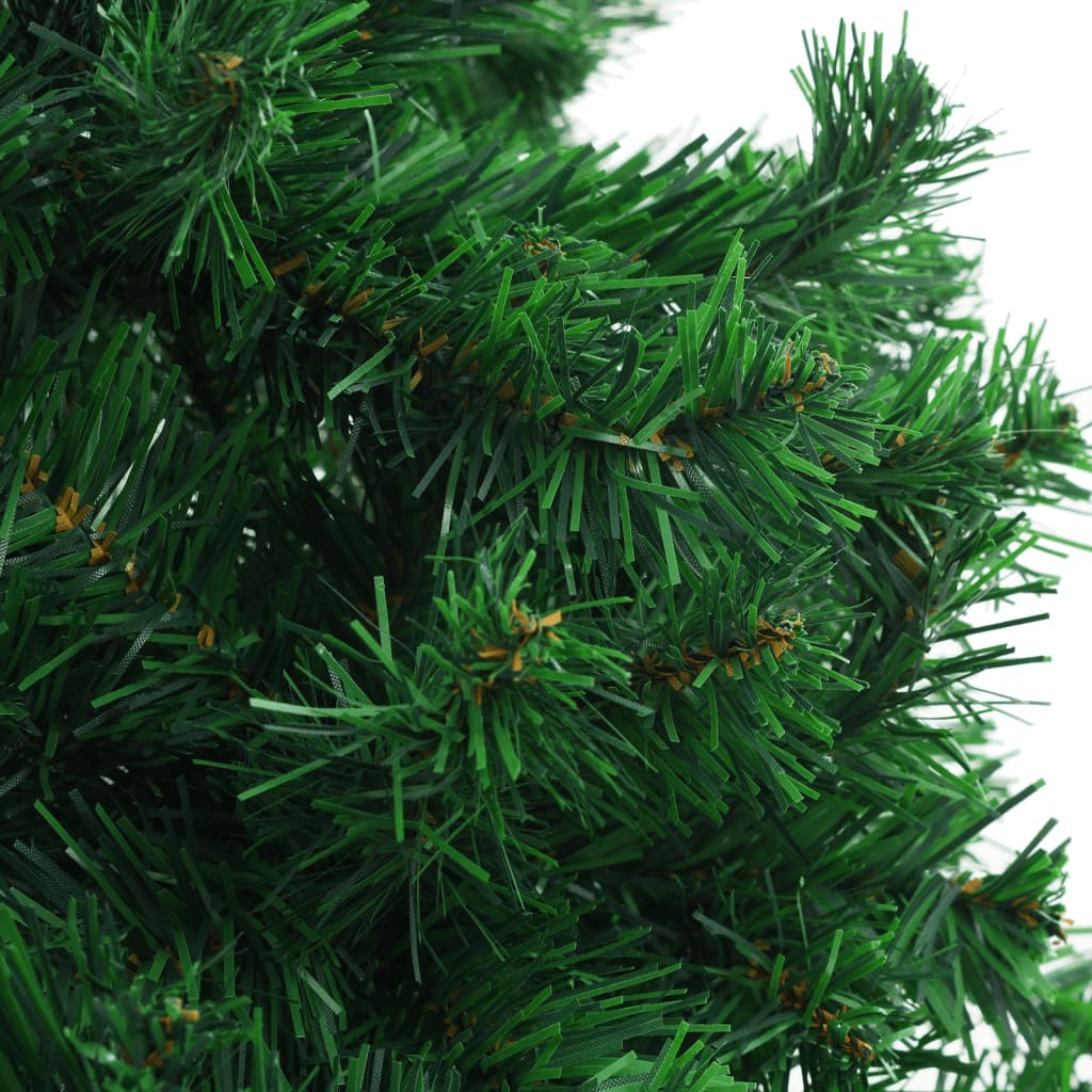 Künstlicher Weihnachtsbaum mit LEDs & Kugeln 180 cm 564 Zweige