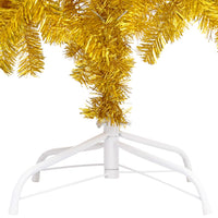 Thumbnail for Künstlicher Weihnachtsbaum mit LEDs & Kugeln Golden 150cm PET