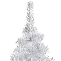 Thumbnail for Künstlicher Weihnachtsbaum mit LEDs & Kugeln Silbern 240cm PET
