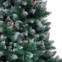 Thumbnail for Künstlicher Weihnachtsbaum mit LEDs Kugeln Zapfen 180 cm