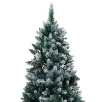 Thumbnail for Künstlicher Weihnachtsbaum mit LEDs Kugeln Zapfen 210 cm