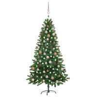 Thumbnail for Künstlicher Weihnachtsbaum mit LEDs & Kugeln 180 cm Grün