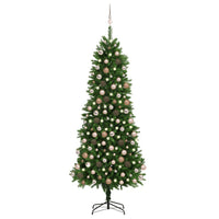 Thumbnail for Künstlicher Weihnachtsbaum mit LEDs & Kugeln 240 cm Grün