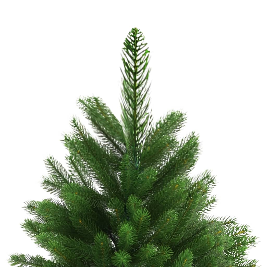 Künstlicher Weihnachtsbaum mit LEDs & Kugeln 240 cm Grün